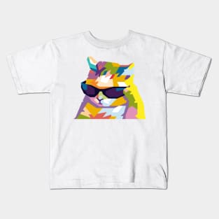 Cool Cat Meme Kids T-Shirt